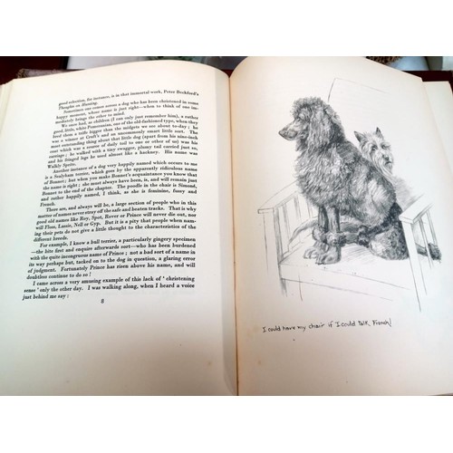 2764 - A 1937 edition of just dogs pencil & pen sketches by K. F. Barker