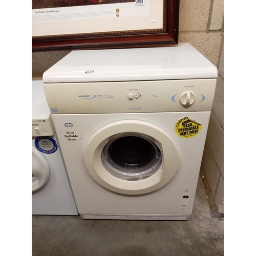 2929 - A Sensor dry tumble dryer