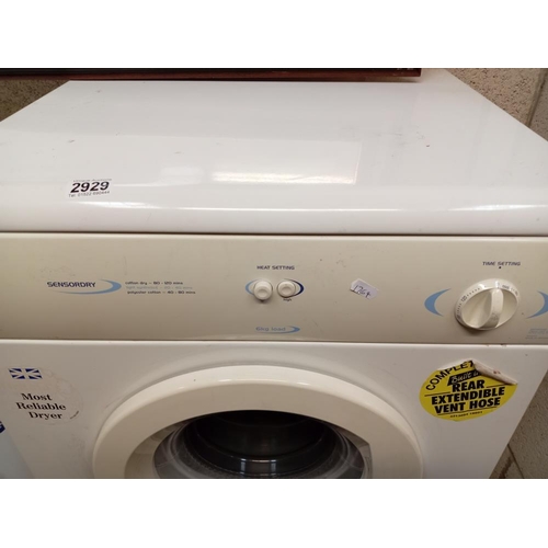 2929 - A Sensor dry tumble dryer