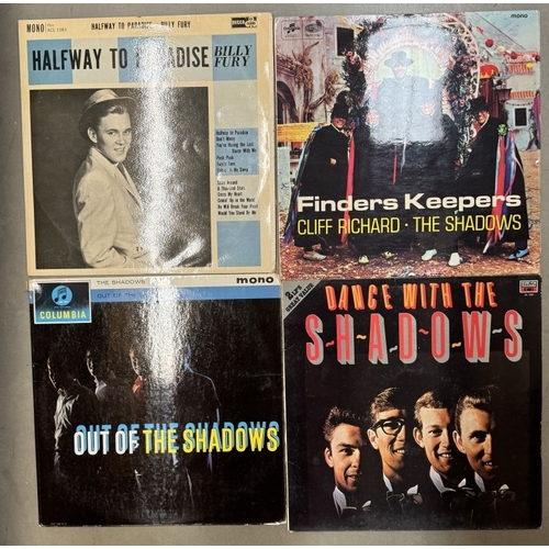 10 - A quantity of LPs including Cliff, Buddy, Billy Fury etc