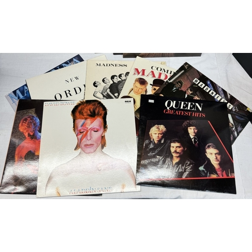 22 - A quantity of LPs including U2, Roxy Music etc