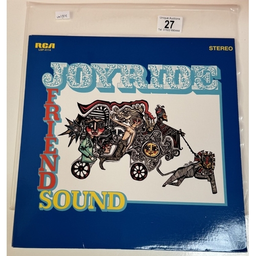 27 - Friend Sound Joyride 2009 Pressing Re Issue, USA Press. Osych Rock, (Experimental) RCA Victor Label ... 