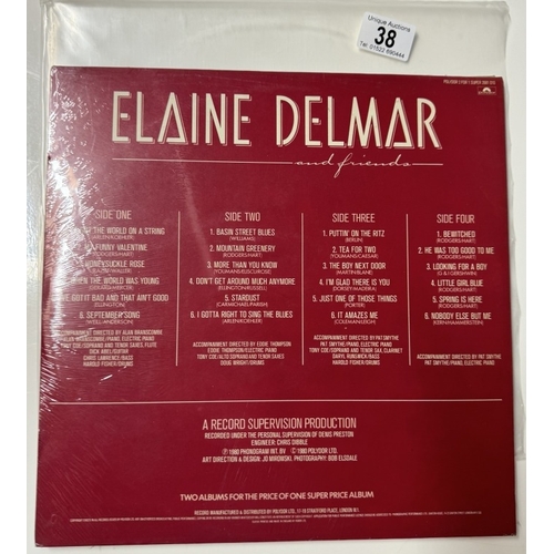 38 - Elaine Delmar Elaine Delmar & Friends 2 x LP, Jazz Sealed. Polydor 1980 2681 010 Vinyl Mint Cover Nr... 