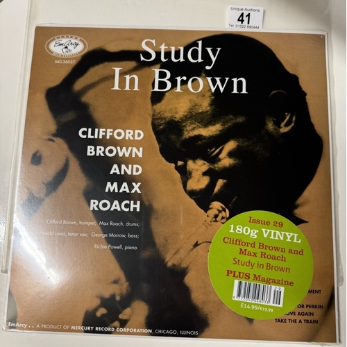 41 - Clifford Brown & Max Roach Study In Brown. New / Sealed LP. Emarcy label, MG36037 2017 Vinyl Mint Co... 