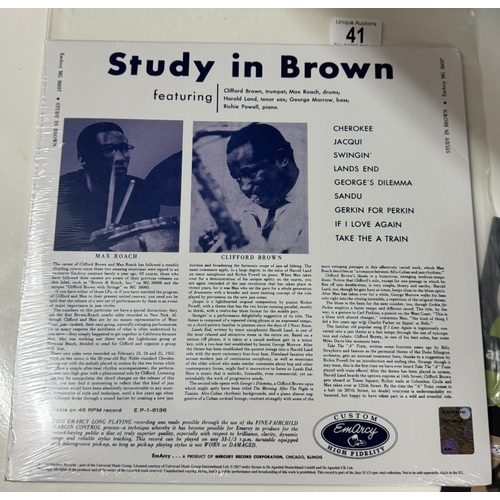 41 - Clifford Brown & Max Roach Study In Brown. New / Sealed LP. Emarcy label, MG36037 2017 Vinyl Mint Co... 