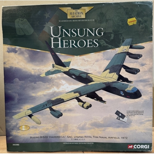 50 - 2 Boxed Corgi model planes. AA33502, AA31304