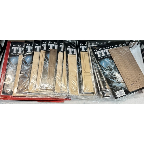 54 - A Complete unopened set of Build The Titanic No 1 - 100, All sealed & 3 folders