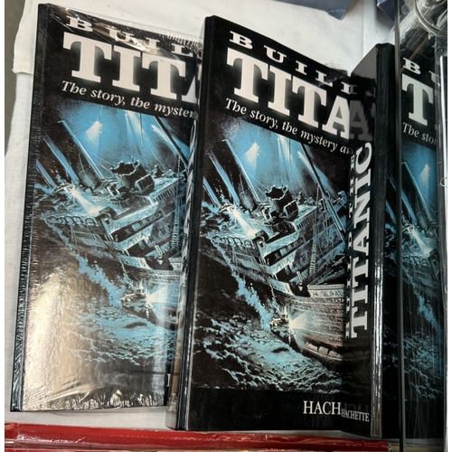 54 - A Complete unopened set of Build The Titanic No 1 - 100, All sealed & 3 folders