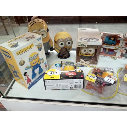 73 - A quantity of Minions new in boxes, packages etc.