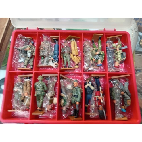 76 - A set of Del Prado military figures, 1-100+ magazines