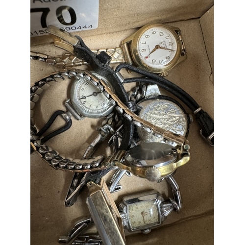 770 - A box of ladies watches including Sekonda