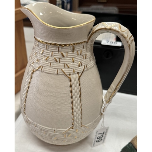 799 - A Westminster jug with lozenge mark on base