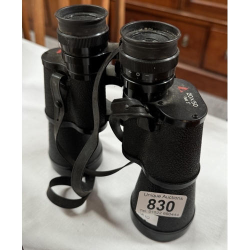 830 - A pair of Prisma 20x50 binoculars