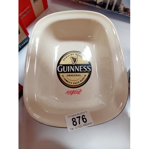 876 - A Guiness baking dish & a Guiness mug