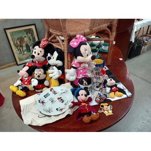 898 - A varied selection of Mickey & Minnie Mouse memorabilia