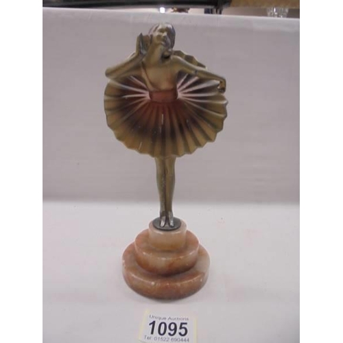 1095 - An art deco ballerina figure.