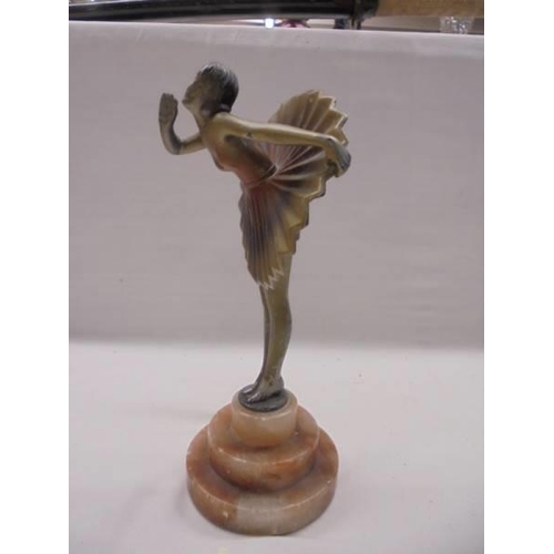 1095 - An art deco ballerina figure.