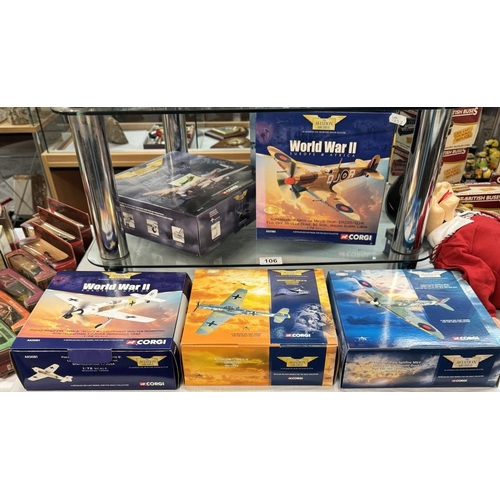 106 - 6 Boxed Corgi Aviation archive military aircraft no AA319904, 49202, 47301, AA34301, AA31903, AA3280... 