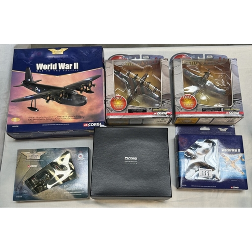 111 - 6 Corgi Aviation archive military aircraft including AA31703, AA31902, 49503, WB99622, WB99620, G500... 