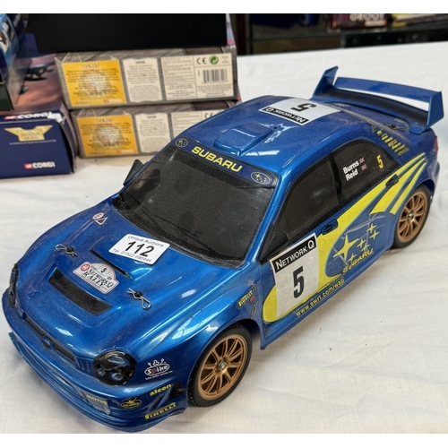 112 - A radio control Subaru Impreza rally car