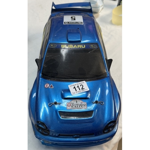 112 - A radio control Subaru Impreza rally car