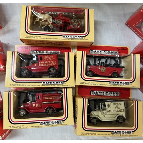 84 - A quantity of Lledo sets including GWR anniversary models, Hamleys 1st series set of 6, Ringtons 3 c... 