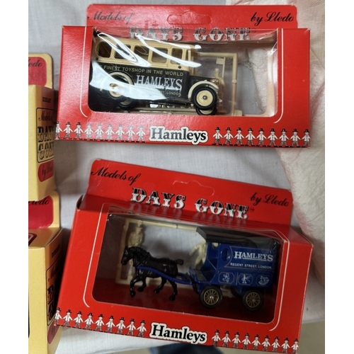 84 - A quantity of Lledo sets including GWR anniversary models, Hamleys 1st series set of 6, Ringtons 3 c... 