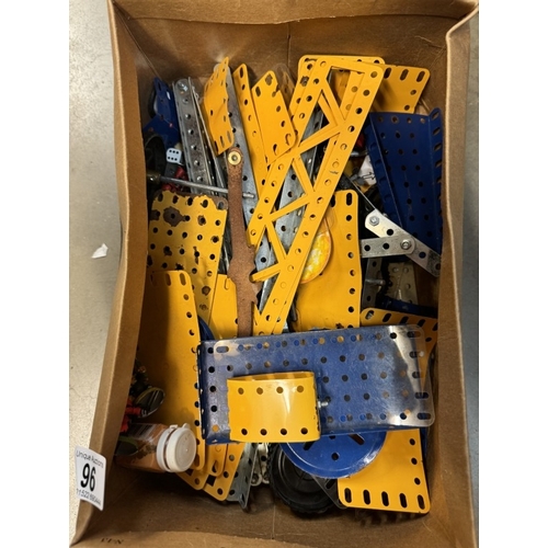 96 - A box of Meccano