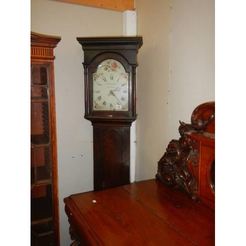 1767 - A thirty hour painted dial Grandfather clock, COLLECT ONLY.