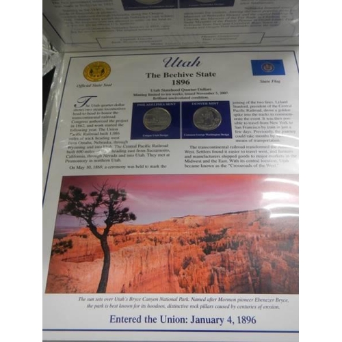 1800 - Three United States coin collections in albums.