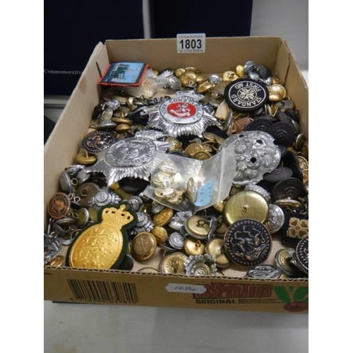 1803 - A quantity of badges and buttons.