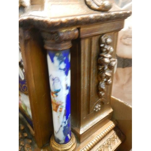 1818 - A French mantel clock a/f