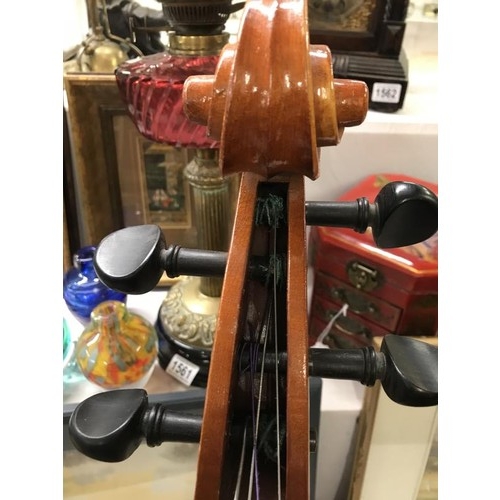 1780 - A good cello in soft case. COLLECT ONLY.