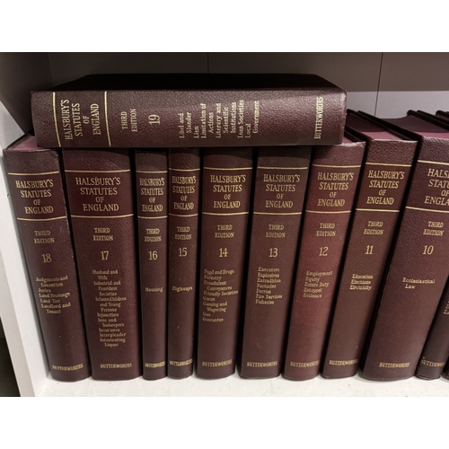 628 - A good lot of Butterworths Halsbury’s Statutes Of England 3rd Editions