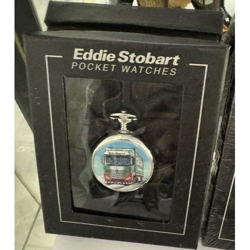 683 - 2 Modern pocket watches including Eddie Stobart