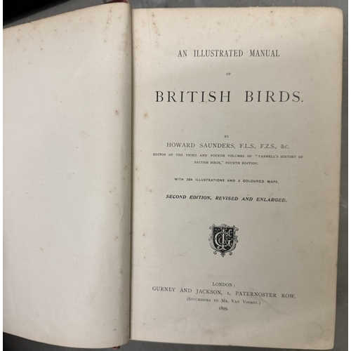 706 - An illustrated manual of British birds by Howard Saunders 1899