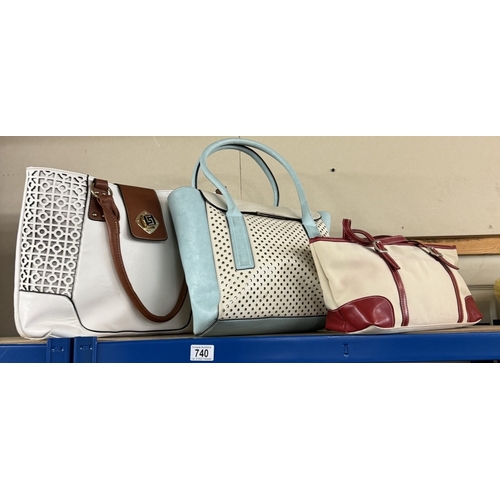 740 - 3 Ladies handbags