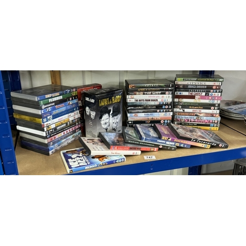 747 - A large quantity of DVDs