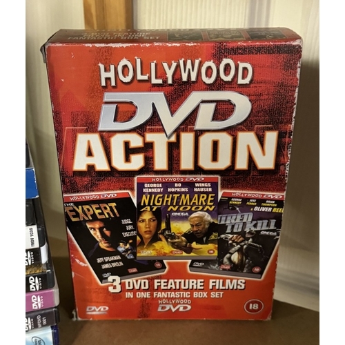 747 - A large quantity of DVDs