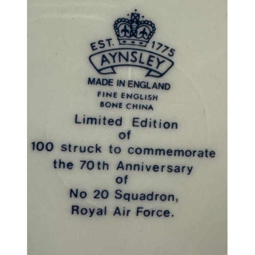 814 - 4 collectors plates, including boxed Ringtons and 70th anniversary of no.20 squadron RAF