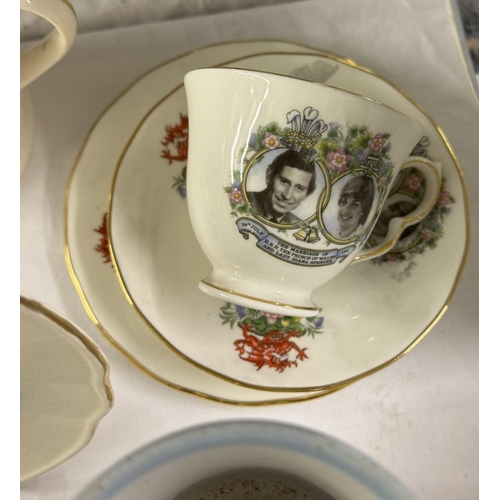 883 - A selection of Royal commemorative china including Poole, Denby and Grayshott