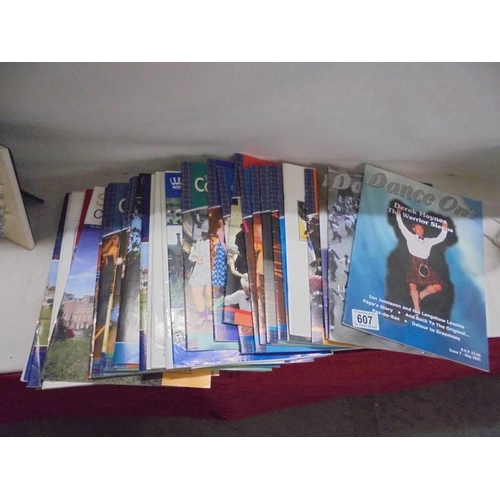 607 - A quantity of Dance programmes etc.,