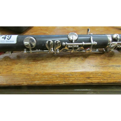 749 - A clarinet.