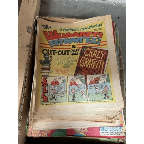 104 - A quantity of vintage comics