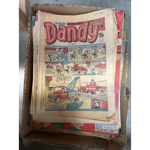 104 - A quantity of vintage comics