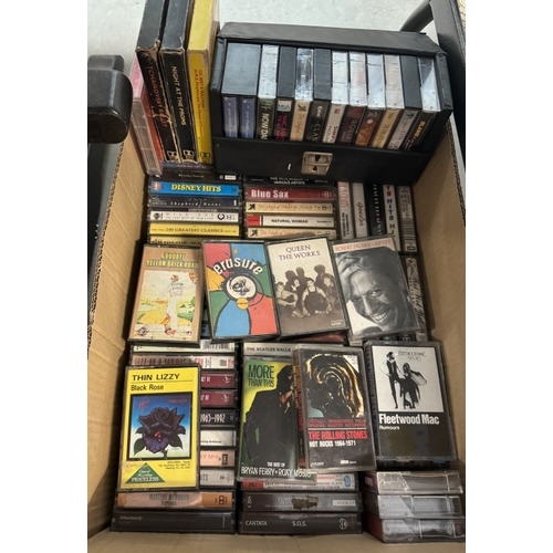 130 - A quantity of music cassettes etc