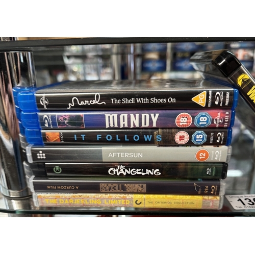 136 - A good lot of Blu-Rays (Mostly horror) including 4K Ultra HD Watchmen The Ultimate Cut