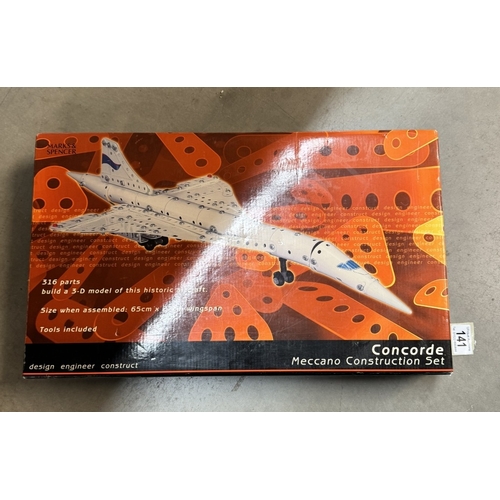 141 - Concorde Meccano construction set (completeness unknown)