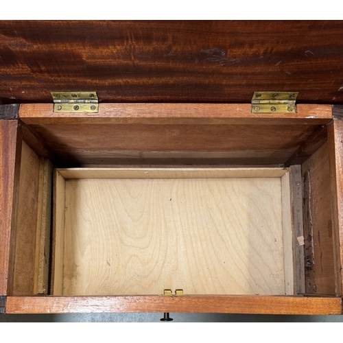 149 - A craft box with drawer. (Missing bottom of top cupboard)