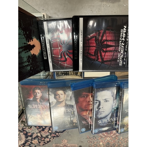 186 - A good lot of Blu-Rays including 4K Ultra HD Ash vs Evil Dead 1st, 2nd & 3rd Season, Supernatural se... 